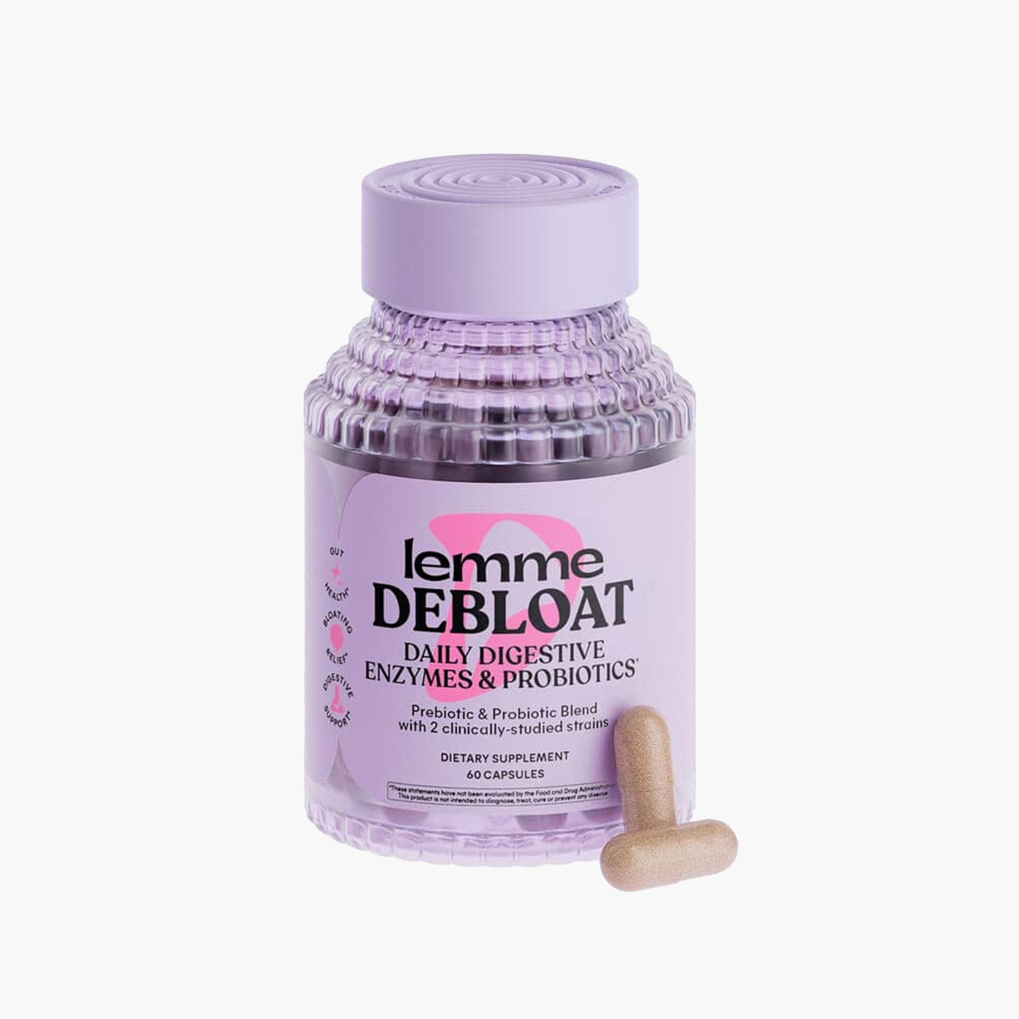 Lemme Debloat, 60 cápsulas