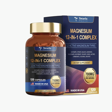 Magnesium 12 In 1 Complex, 120 Cápsulas