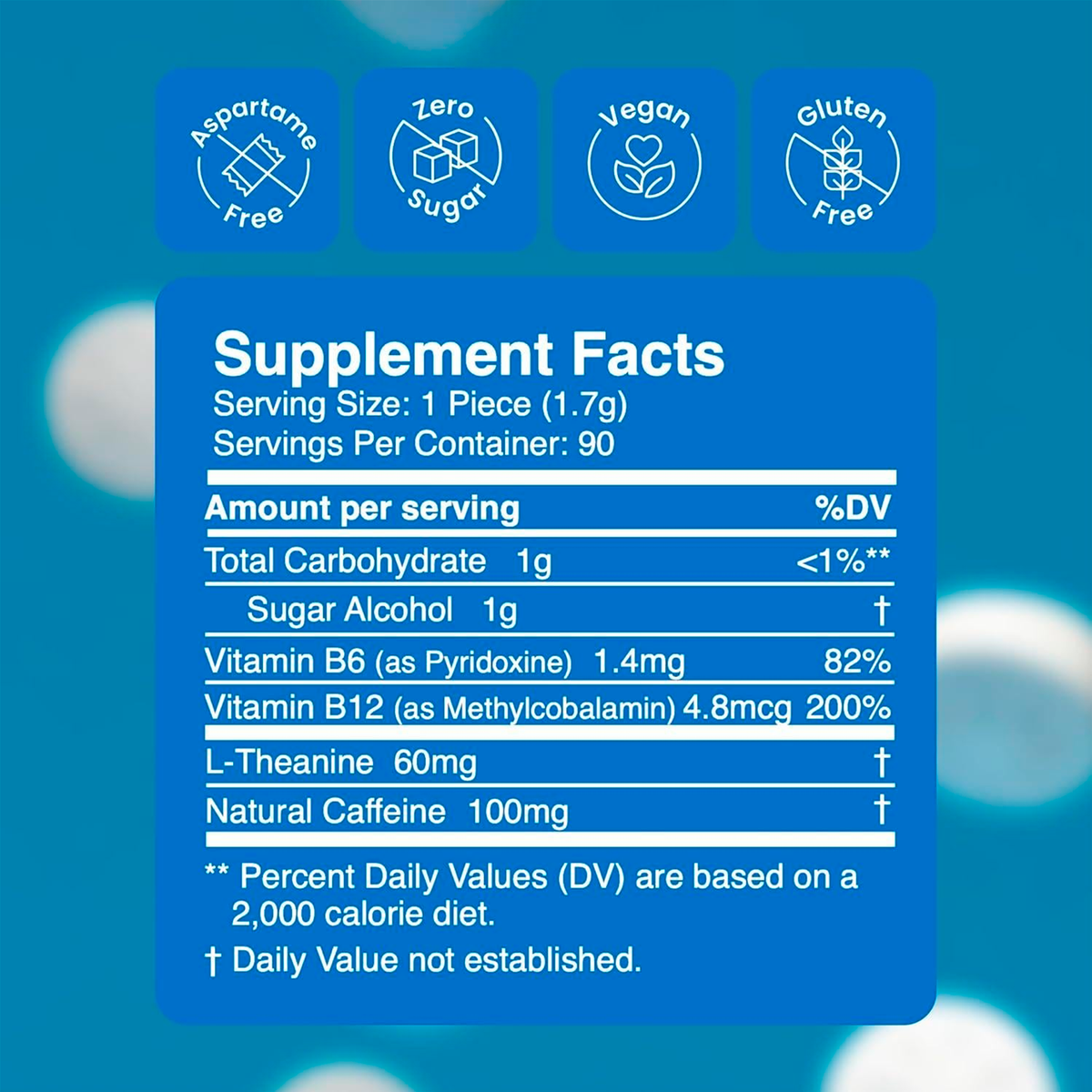 Neuro Energy Gum, 90 piezas