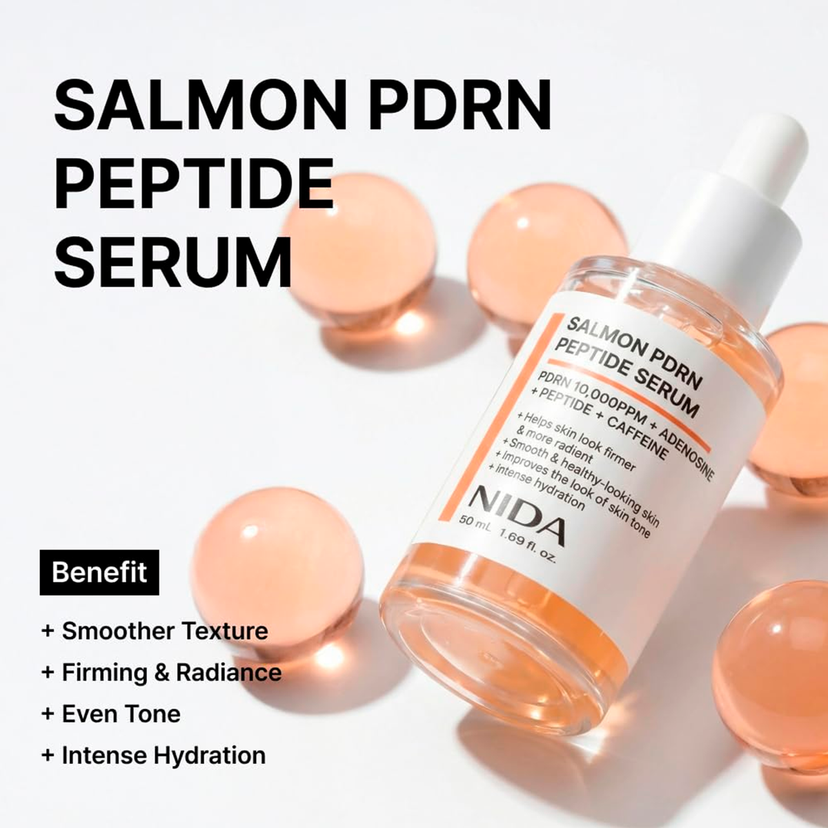 NIDA Salmon PDRN Peptide Serum, 50 mL