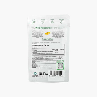 Aceite de Oregano, 180 cápsulas