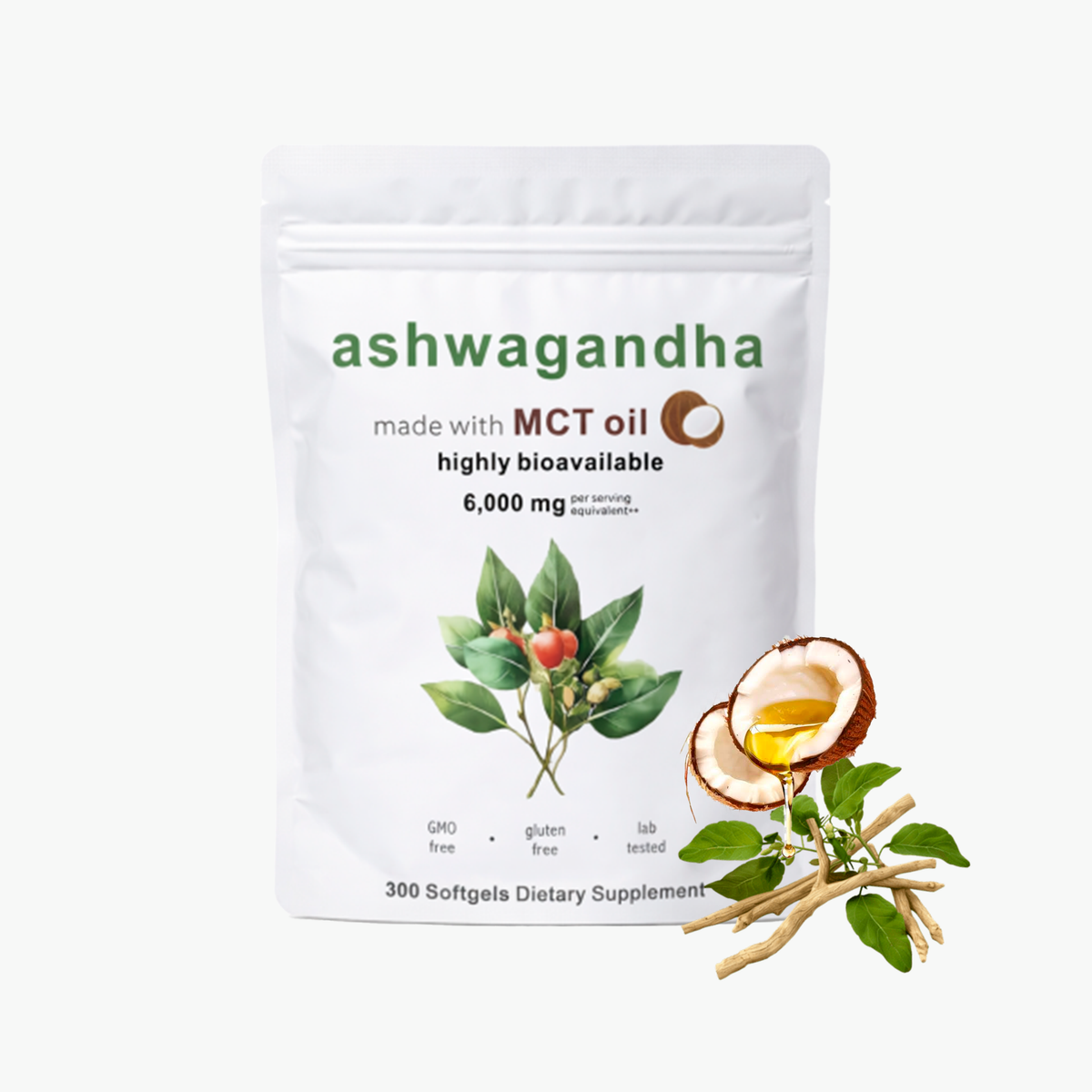 Ashwagandha, 300 cápsulas