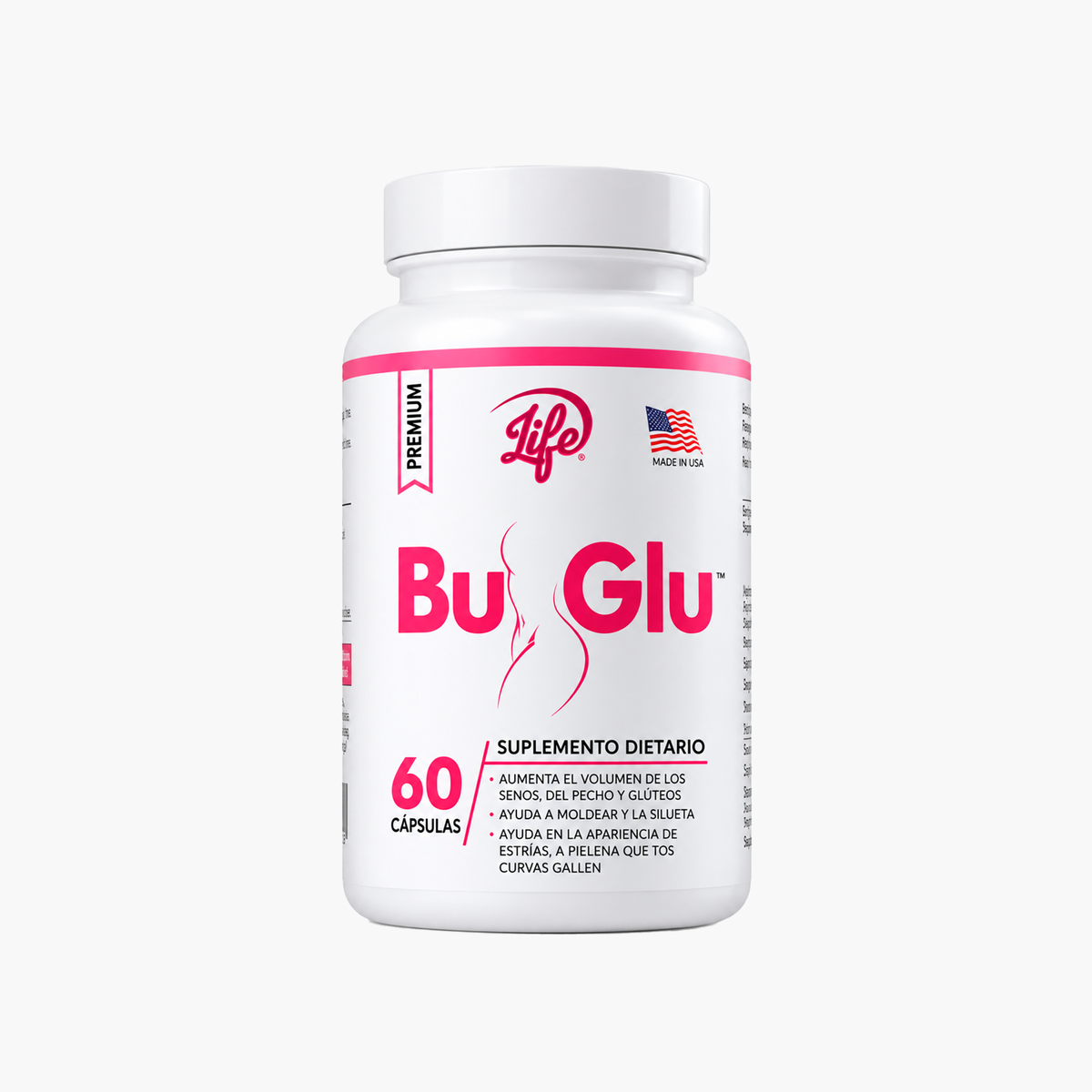 Bu-glu Refuerza Busto y Glúteo, 60 cápsulas