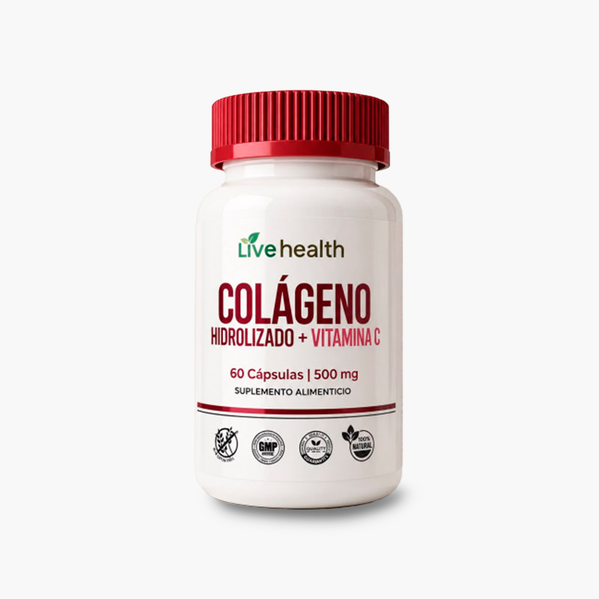 Colageno + Vitamina C, 60 cápsulas