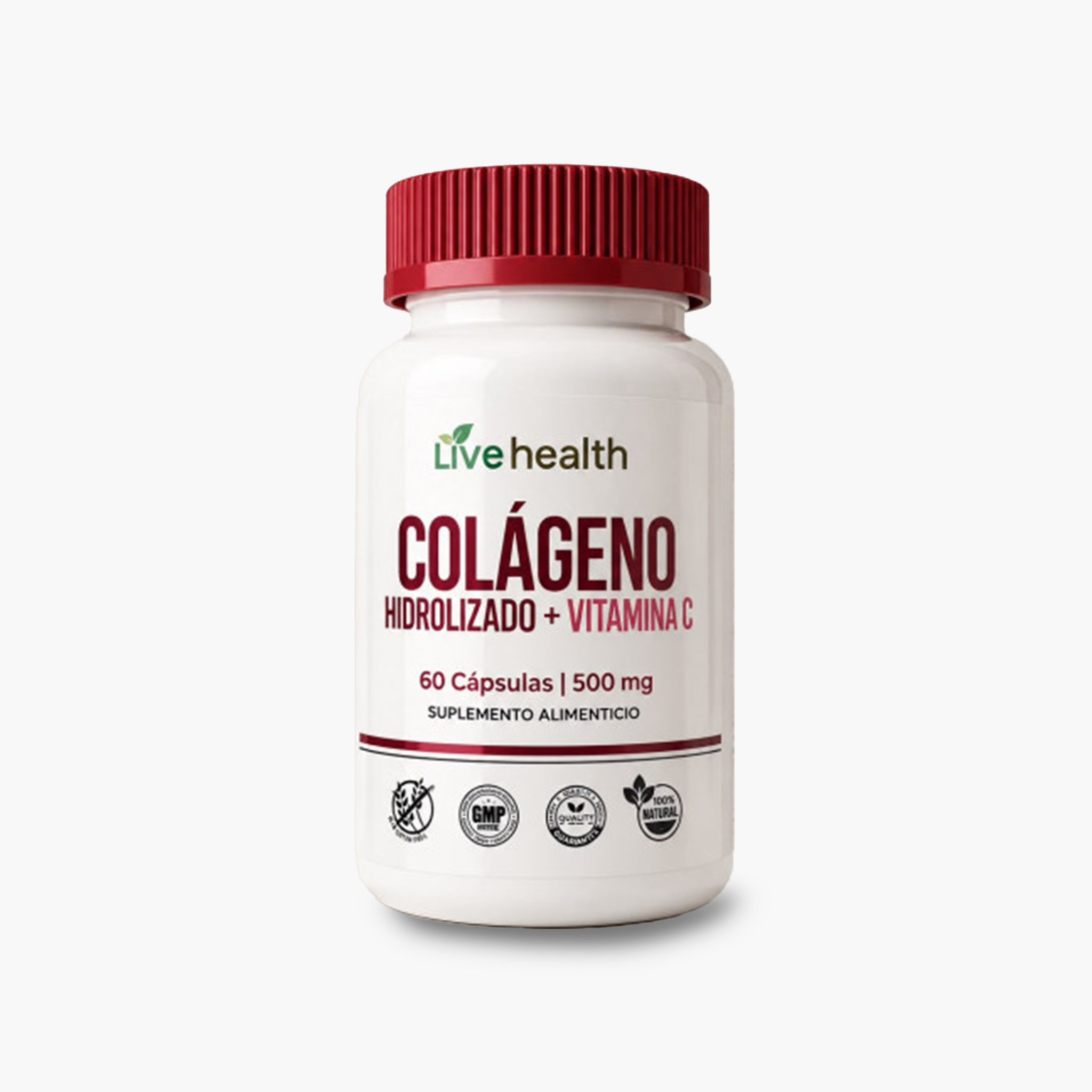 Colageno + Vitamina C, 60 cápsulas