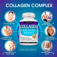 Collagen Peptides Toplux Nutrition, 90 cápsulas