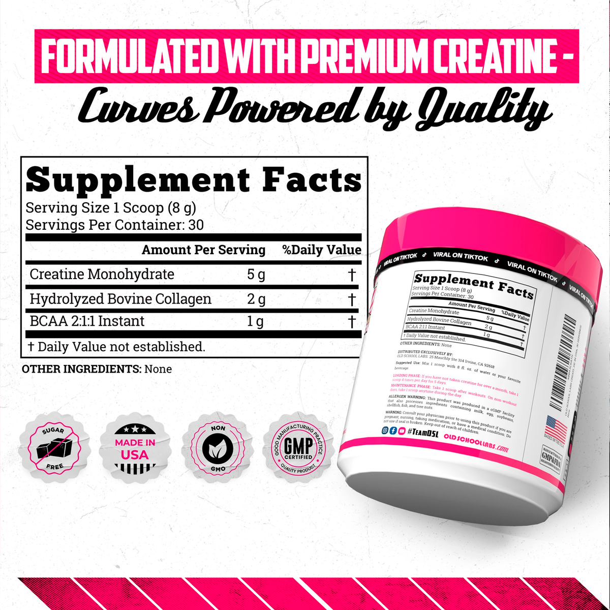 Creatine Monohydrate for Women, 240 g