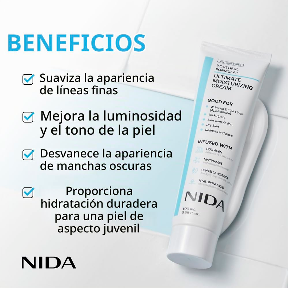Crema Hidratante Nida 100 ml