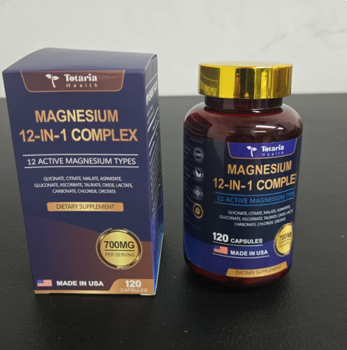 MAGNESIUM 12 EN 1 COMPLEX 700 GRAMOS 120 CAPSULAS