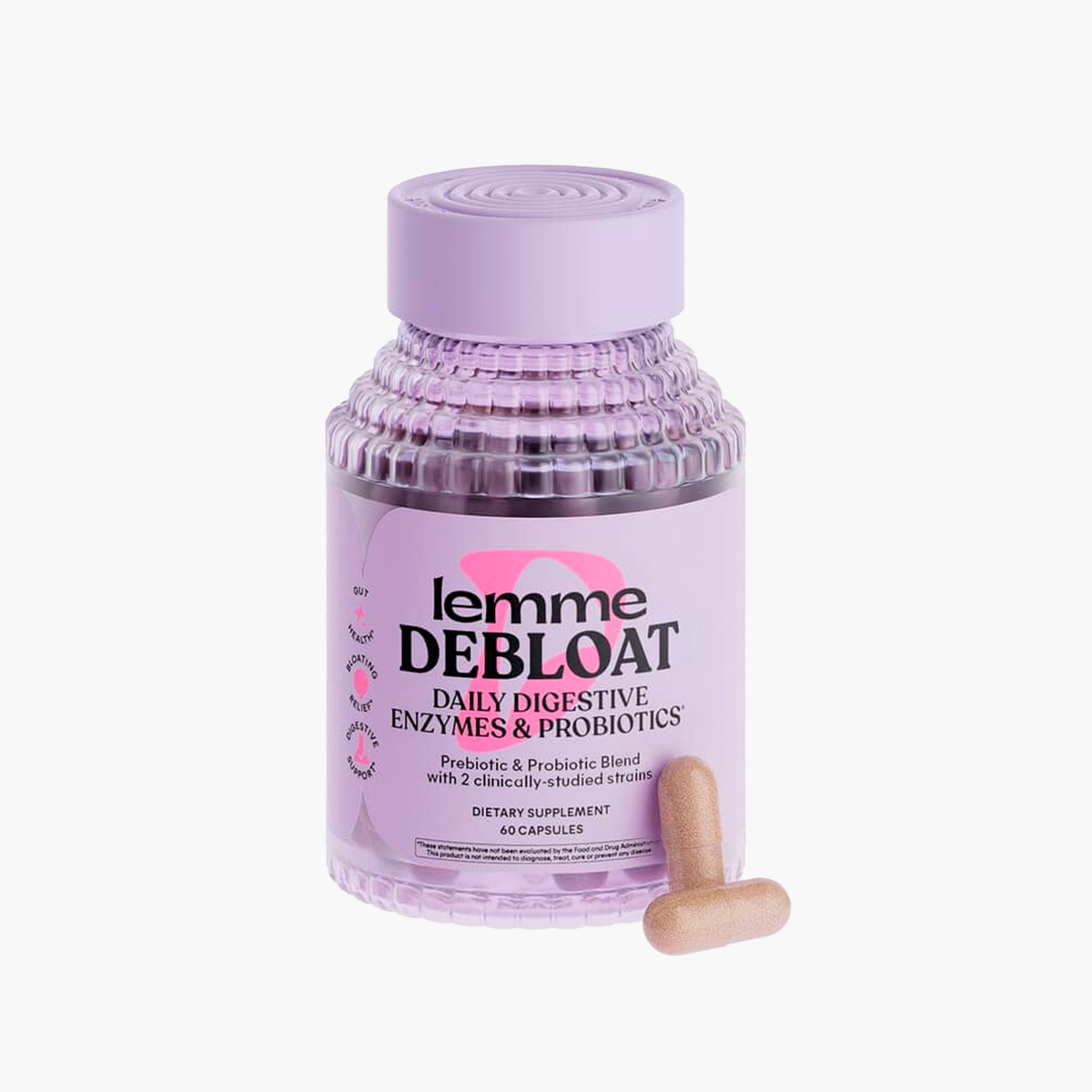 Lemme Debloat, 60 cápsulas