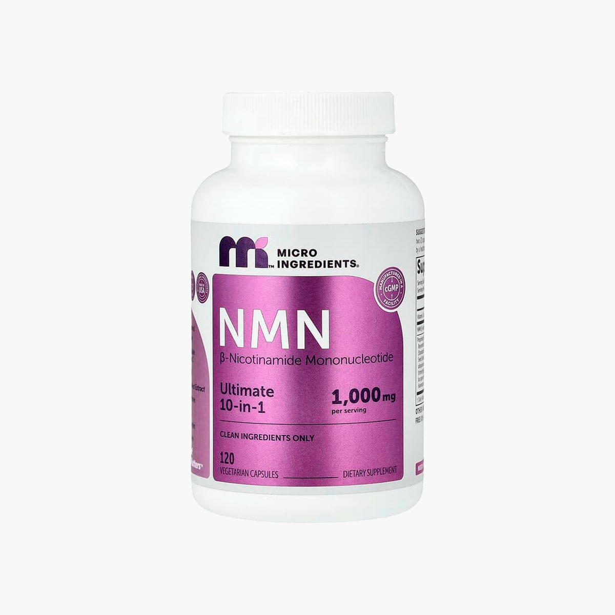 Nmn Micro Ingredients, 120 cápsulas
