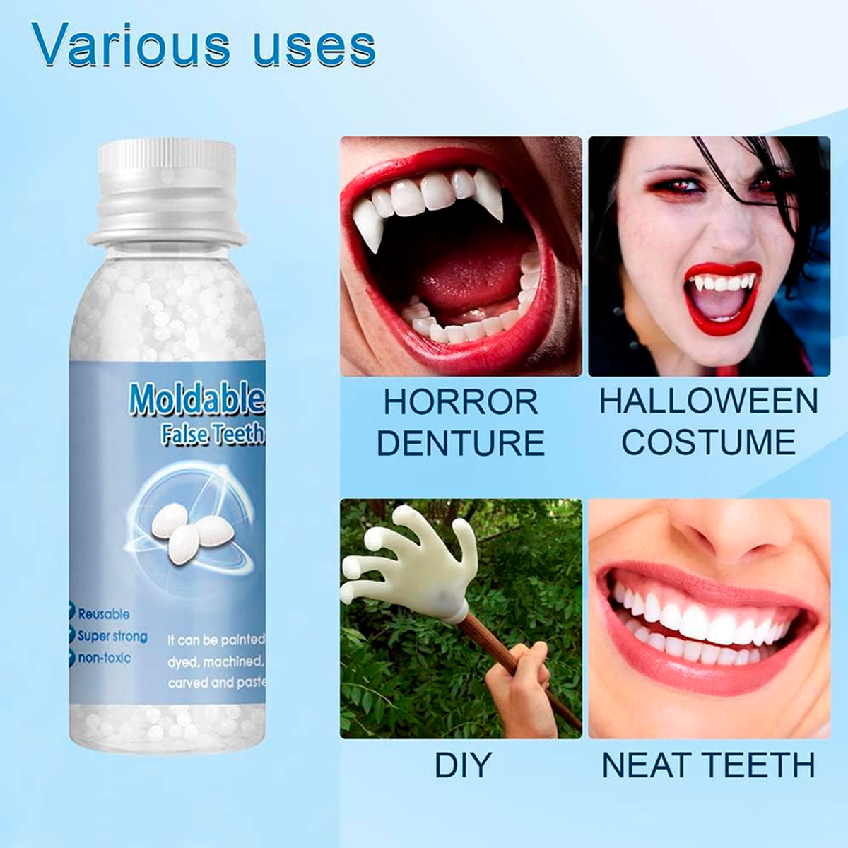 Kit de Dientes Postizos Moldeables 30 ml
