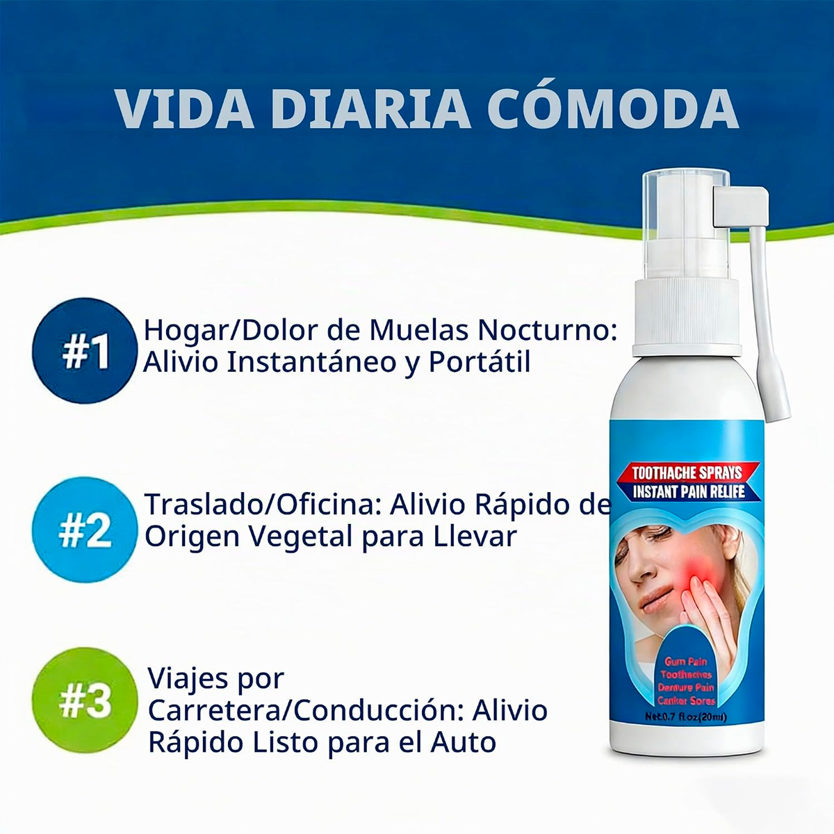 Spray Analgésico Dental, 20 ml