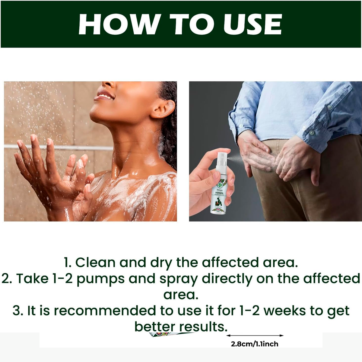 Spray Herbal para Hemorroides