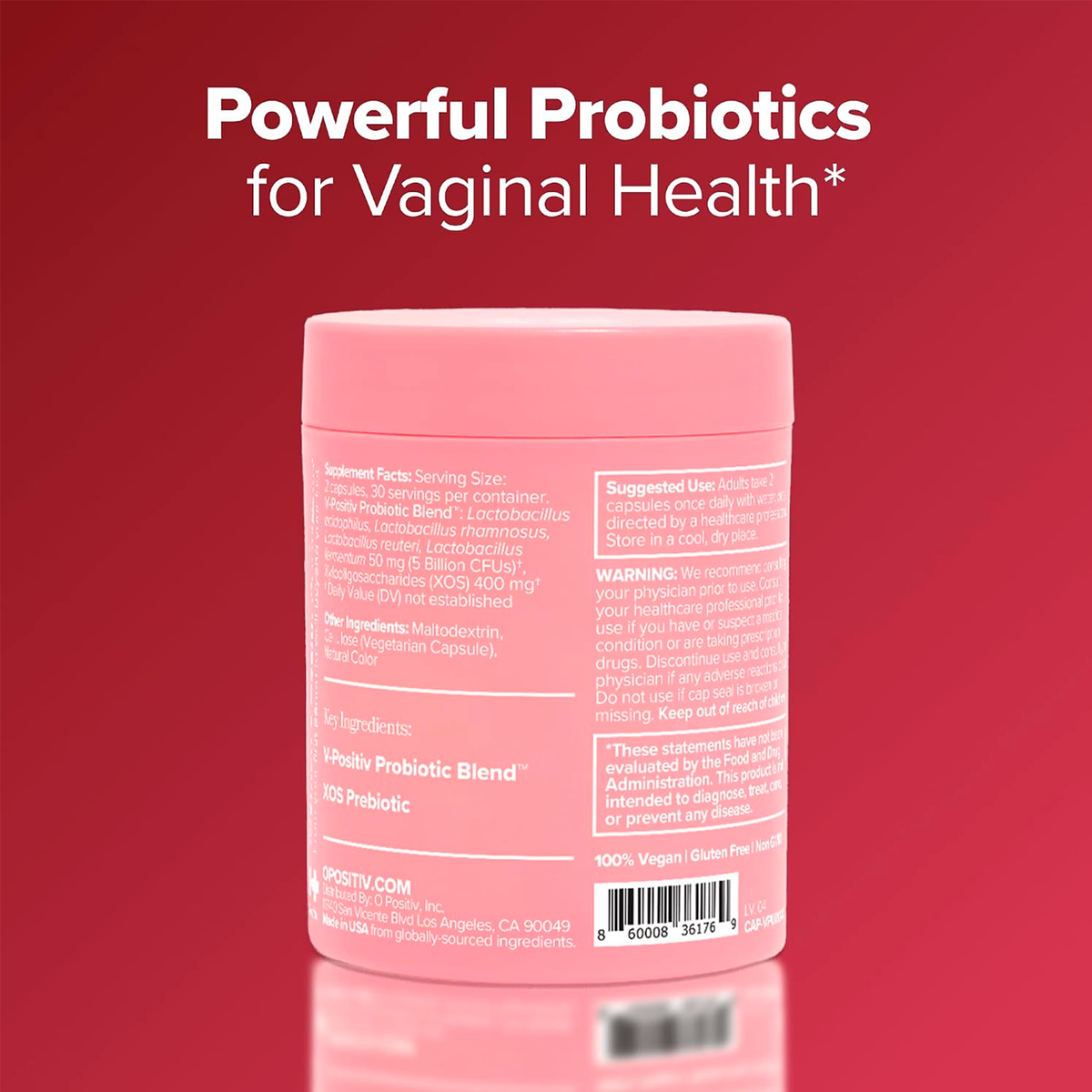 Uro Probioticos, 60 cápsulas